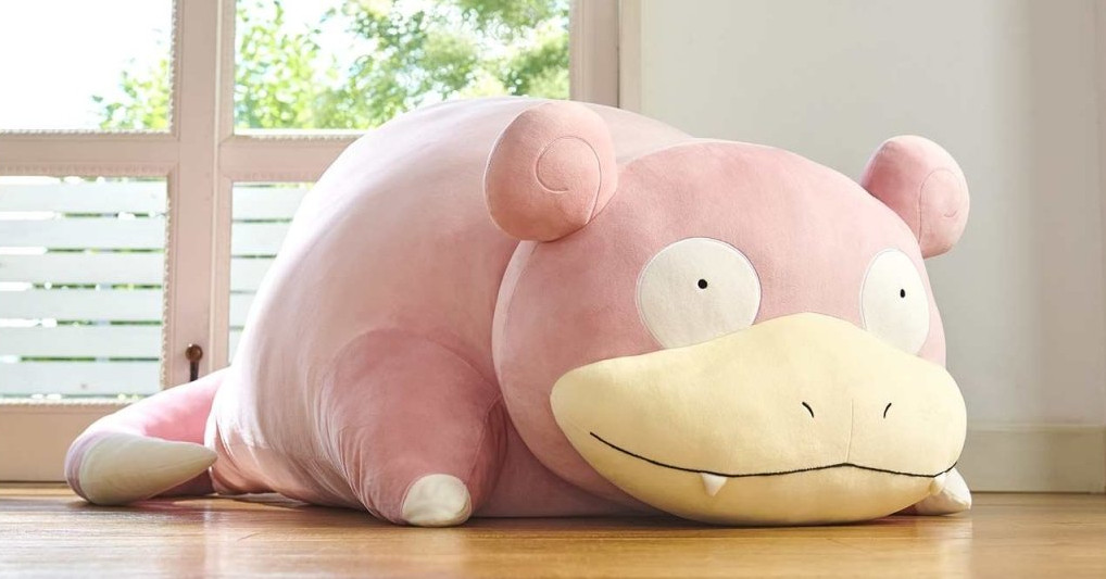 This 5-foot Slowpoke plush costs $450