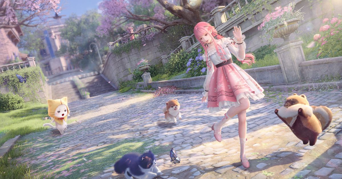 Infinity Nikki is an upcoming open-world fashion RPG full of BOTW inspo