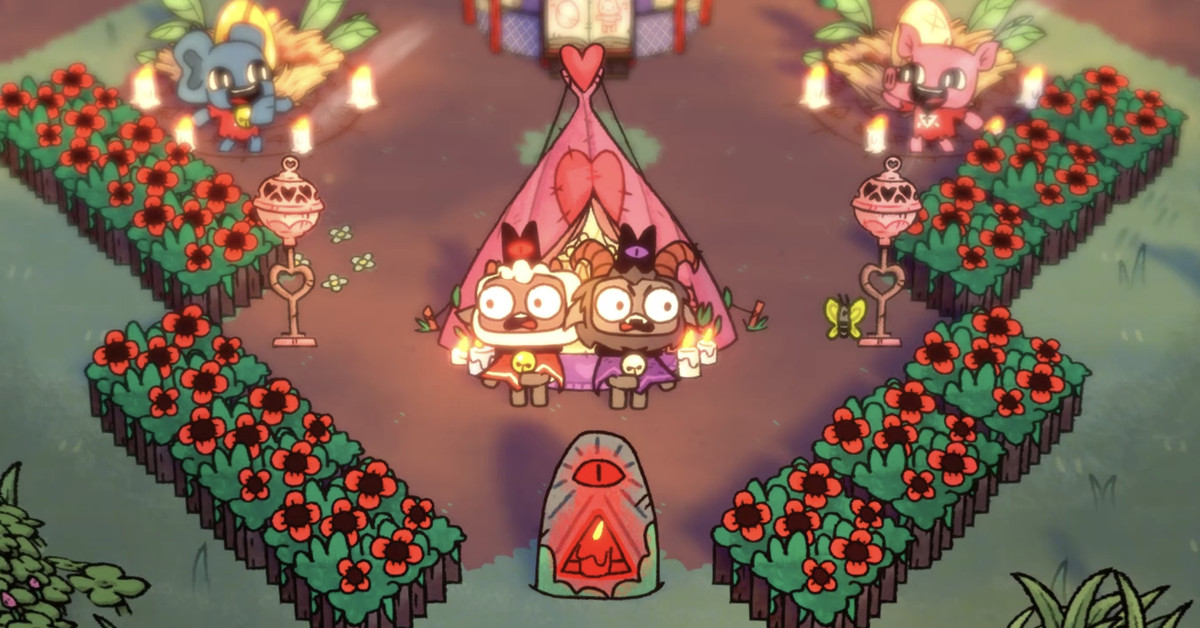 Cult of the Lamb’s Unholy Alliance update adds two-player co-op