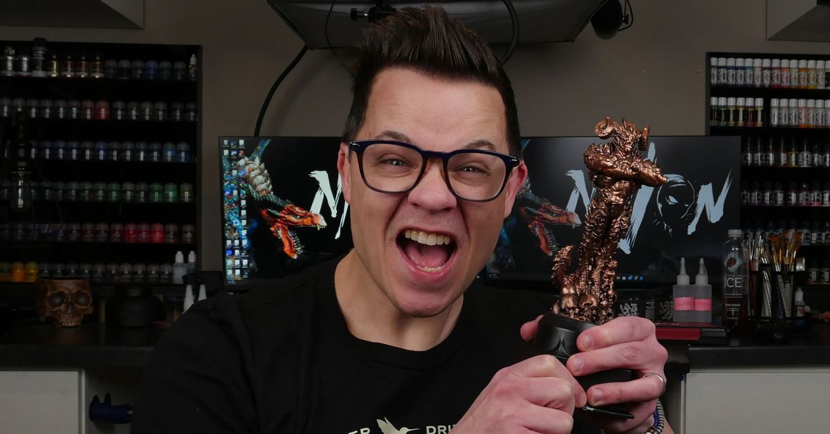 YouTuber shares what it took to win his first Golden Demon trophy at AdeptiCon 2024