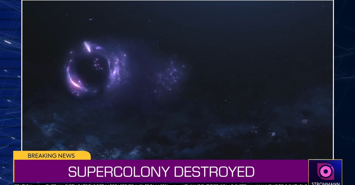 Helldivers 2 fans are speculating about the Meridia black hole